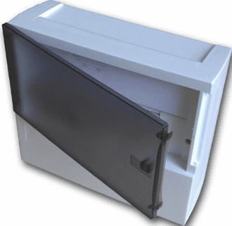 Бокс RESI9 MP (MINI PRAGMA)  Schneider Electric Plast_ENCL MIP12112S 1ряд/12модулей навесной прозрачная дверь