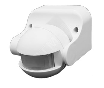 Датчик движения Jazzway PMS-IR 009 1200Вт 180град 12метров IP44 WH белый