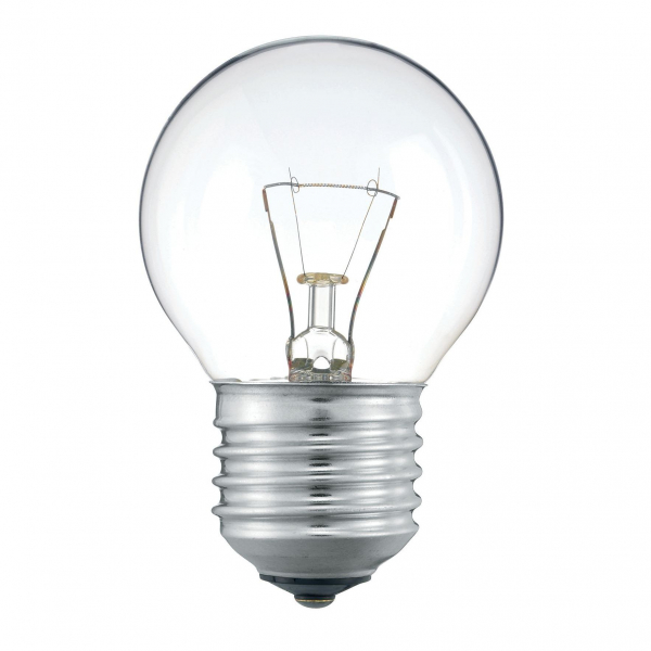 Стандартная лампа накаливания  PHILIPS  P45  40Вт  230В  Е27 (кратно 10)