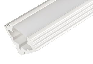 Алюминиевый Профиль PDS45-T-2000 ANOD White Arlight (кратно 2)