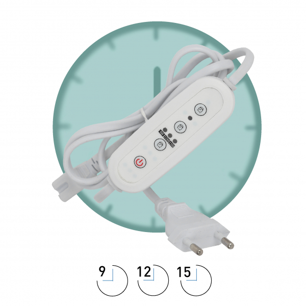 Провод для подключения 1,5 м с таймером работы FITO-LINETIME ЭРА