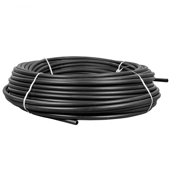 Труба гладкая жесткая ПНД черная d25мм (100м) EKF PROxima (кратно 100)