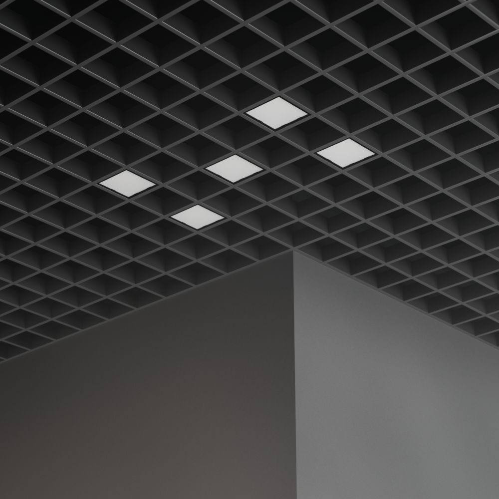 Черный корпус. Грильято Мозаик (34x5)