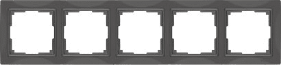 Werkel  Snabb Basic Серо-Коричневый Рамка 5-местная WL03-Frame-05 a036705