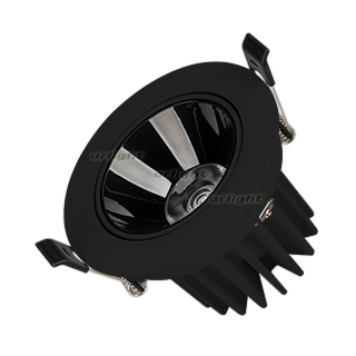 Arlight MS-FORECAST-BUILT-TURN-R102-12W Day4000 (BK-BK, 32 deg, 230V)