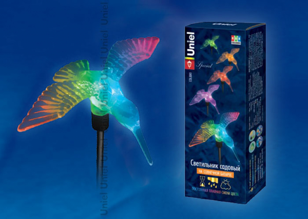 Uniel USL-S-105/MT760 на солнечной батарее Colibri.Серия Special