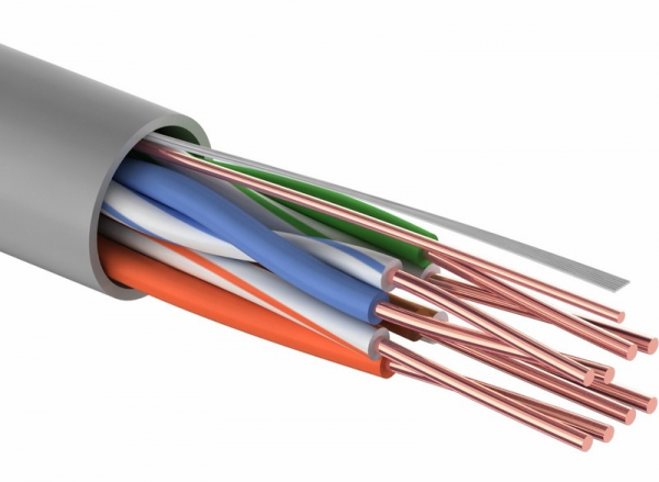 UTP 4PR 24AWG CAT5e 305м CCA (омедненка)  LIGHT кабель 01-0043-2 PROCONNECT