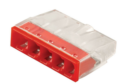 Клемма 5-проводная жесткий провод LD2273-205 STEKKER (100шт) (кратно 100)