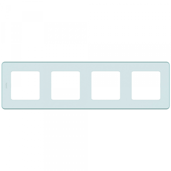 Legrand INSPIRIA Мятный Рамка 4-местная IP20 скрытая установка 673965