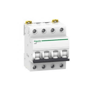 Автоматический выключатель Schneider Electric 4P 6А характеристика C 6кА Acti9 iC60N A9F79406 (аналог Multi9 24361)