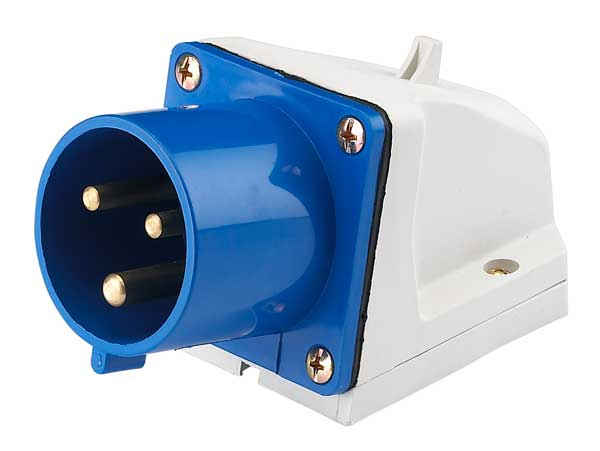Вилка панельная 26019DEK стационарная 513 2Р+РЕ 16А 220В IP44 ВС-102 DEKraft Systeme Electric