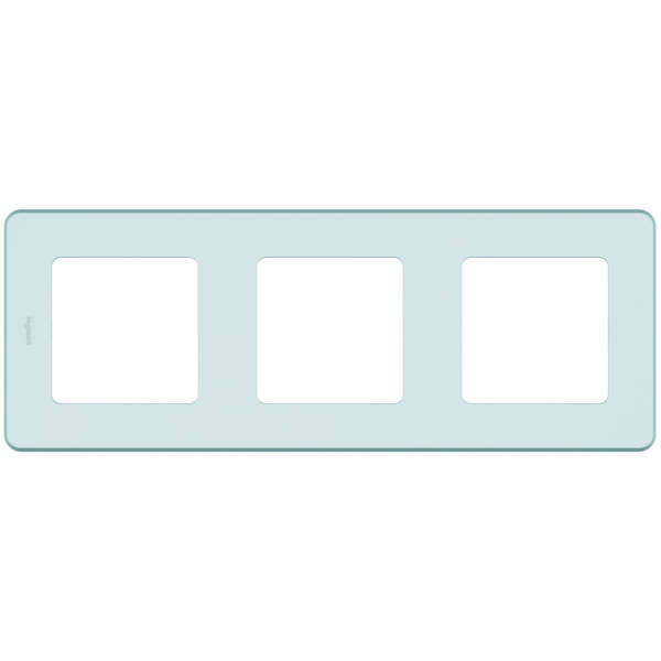 Legrand INSPIRIA Мятный Рамка 3-местная IP20 скрытая установка 673955