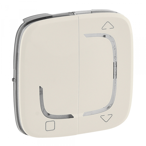 Valena ALLURE MyHome Play Zigbee. Лицевая панель для радиоприемного выключателя,для приводов жалюзи/рольставень.Слоновая кость