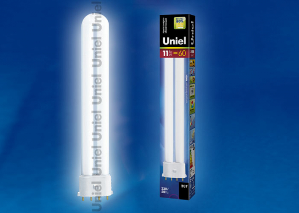 Компактная люминесцентная лампа Uniel ESL-PL-11Вт 4000 2G7