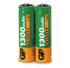 Аккумулятор GP R6 /130AAHC NiMH 1300 mAh BP-2 (кратно 2)