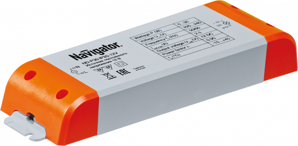 Драйвер Navigator для светодиодных ламп и модулей ND-P30-IP20-12V 71 461