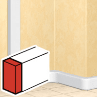 Заглушка  цвет белый 195x65  Legrand  DLP   10707