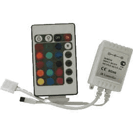 Контроллер Ecola LED strip RGB IR controller 72W 12V 6A с инфракрасным пультом управления /CRS072ESB