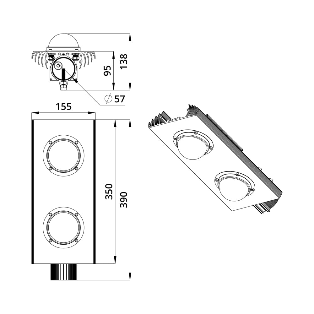 Магистраль v2.0 100 CRI70 6500К 90°