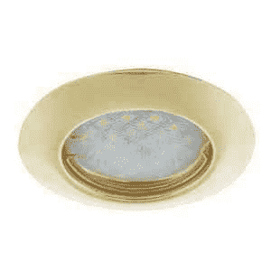 Светильник точечный Ecola Light MR16 DL92 GU5.3 Светильник встр. выпуклый Золото 30x80 /FG1612EFY /