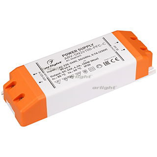 Arlight Драйвер 24V 100Вт IP20 180х66х32 ARV-SN24100-PFC-C (24V, 4.2A, 100W) (ARL, IP20 Пластик, 3 года)