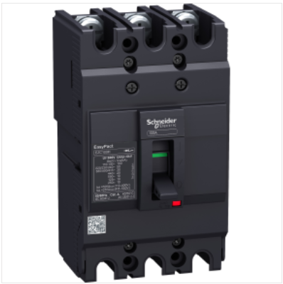 Выключатель автоматический  Schneider Electric  3П    80А  30кА  TM-D  EasyPact_EZC