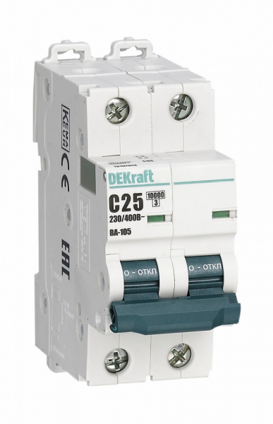Авт. выкл. 2P B кривая 10A 10кА ВА-105 Schneider Electric 13116DEK