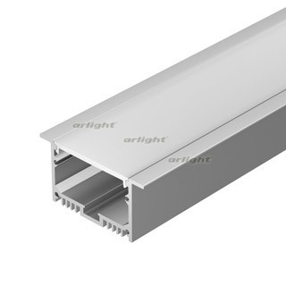 Arlight Профиль с экраном SL-LINIA62-F-2500 ANOD+OPAL (ARL, Алюминий)