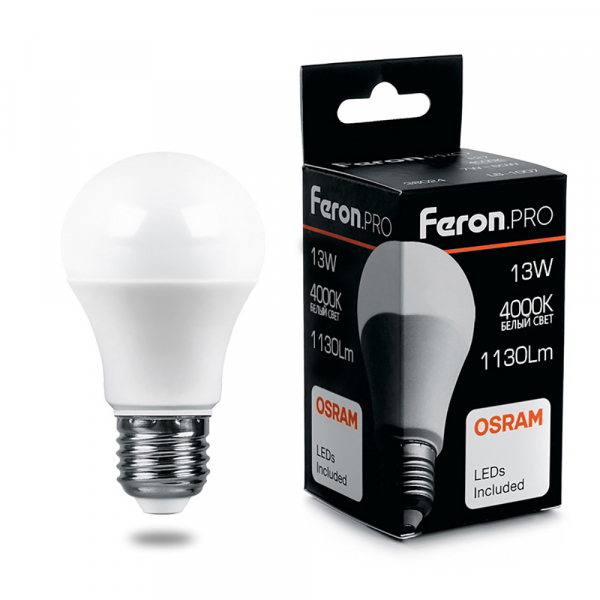FERON LB-1013 (13W) 230V E27 4000K A60 OSRAM LED