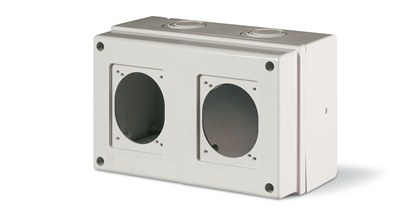 Корпус на 2 поста  с основанием 70х87 мм. Тип M150, DKC DIS6721301