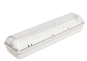 Аварийный светильник Белый Свет BS-190-10x0,3 LED 83х390х105 IP65 Централизованное электропитание
