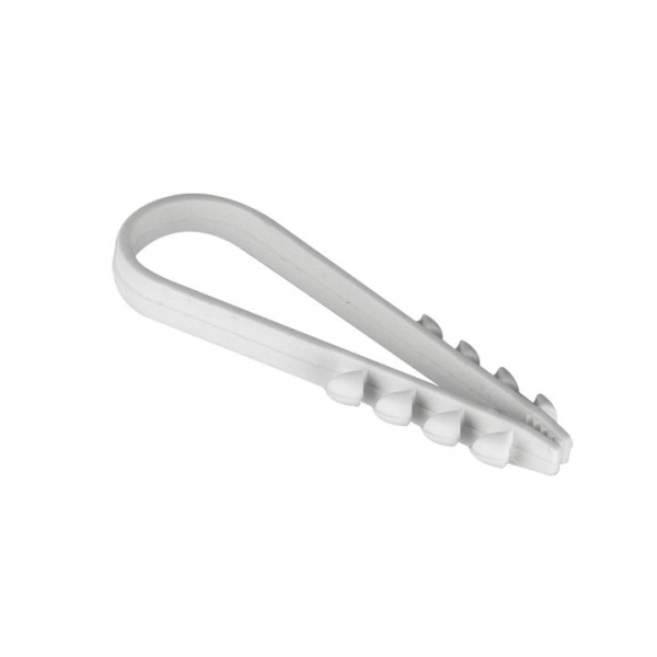 Дюбель-хомут 11-18 круглый белый (100шт.) EKF PROxima