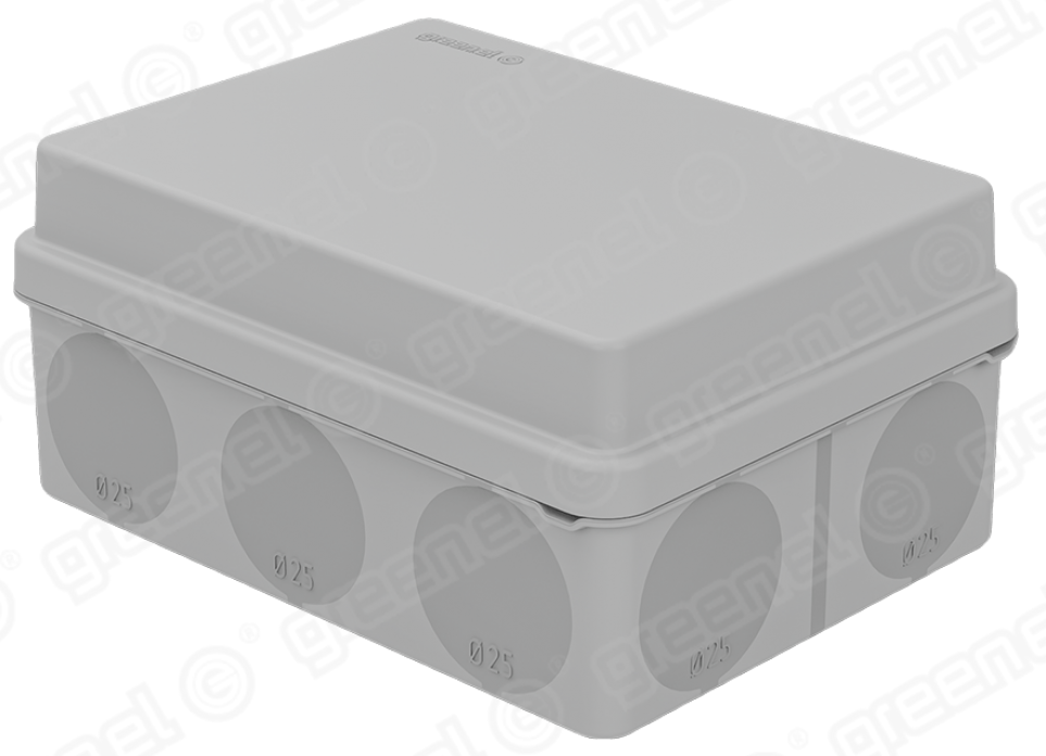 Коробка расп. ОП 150х110х70  IP66 2К, HF, УФ серая