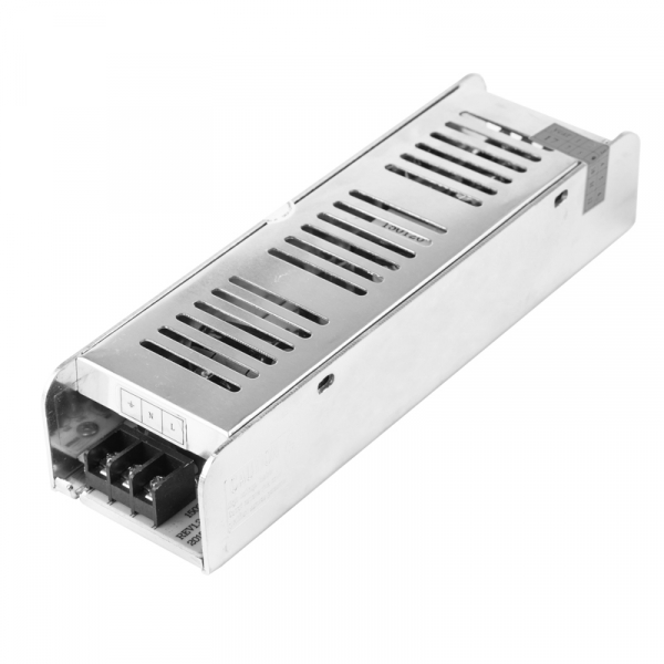 Источник питания  компактный 12V, 12,5A, 150W с разъёмами под винт, без влагозащиты (IP23)  REXANT 200-150-4
