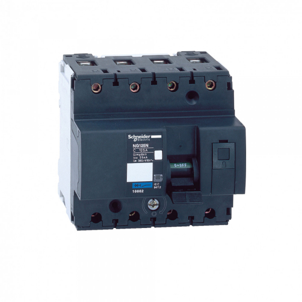 Автоматический выключатель Schneider Electric 4P 80А характеристика C 10кА 18658 NG125N