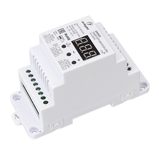 Arlight Диммер SMART-D19-DIM-PUSH-DIN (230V, 2A, TRIAC, 2.4G) (ARL, IP20 Пластик, 5 лет)