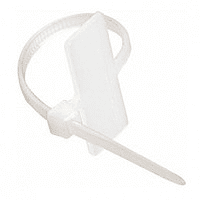 Хомут (стяжка) с площадкой ХП2  2.5 х 100  белый  (100шт)  IEK UHH62-3-100-100