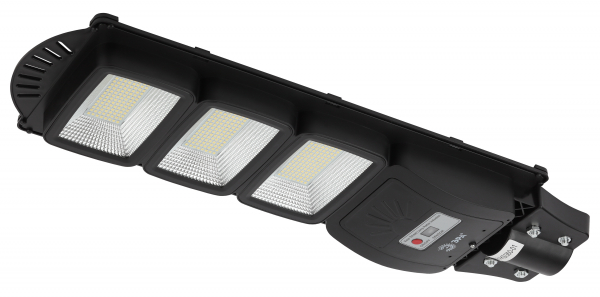 Консольный светильник ЭРА SMD, 60W, с датч. движ., ПДУ,1000lm, 5000К, IP65 на солн. бат.