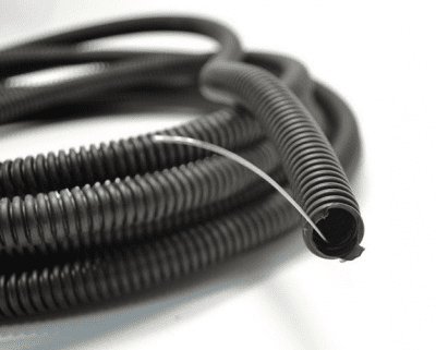 Труба У.ПАК ПНД лёгкая с зондом 50мм черная (кратно 20)