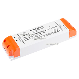 Arlight Блок питания 24V 60Вт IP20 180х52х30 ARV-KL24060 (24V, 2.5A, 60W, PFC)