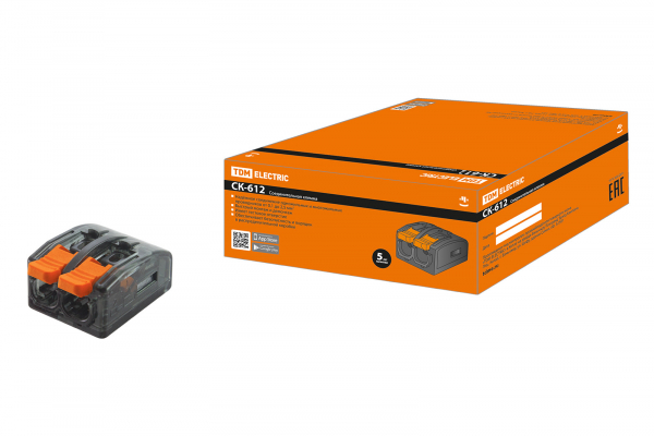 TDM СК-612 Клемма соед. (2,5мм2) SQ0527-0021 (кратно 30)