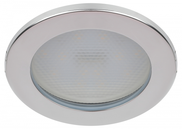Встраиваемый светильник влагозащищенный ЭРА KL95 CH GX53 IP44 хром