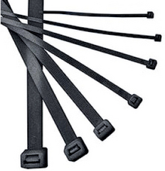 Хомут (стяжка) нейлон  7.6 х 300  черный  (100шт)  TDM SQ0515-0223