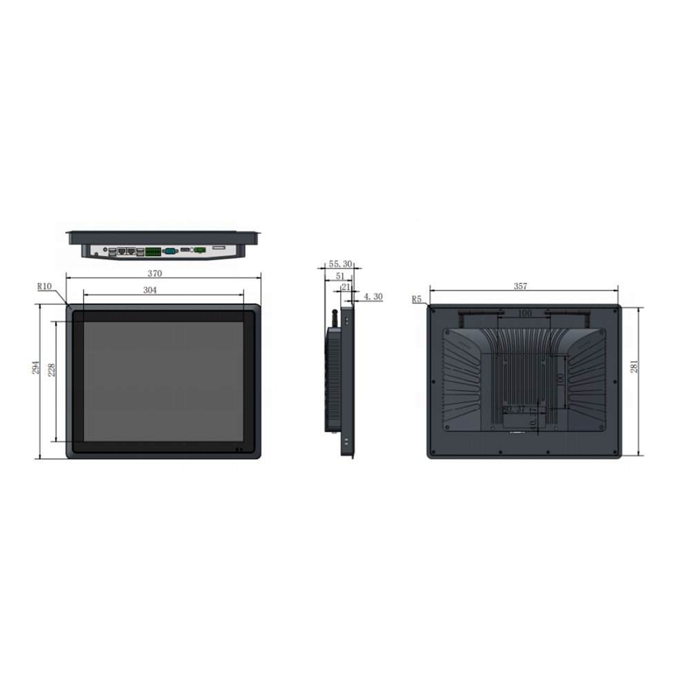 Габаритный чертёж