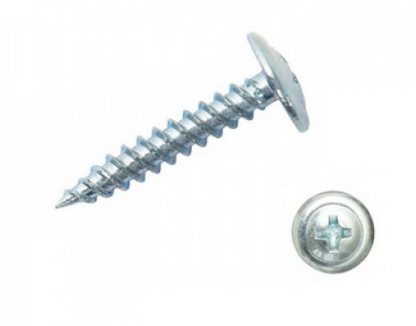 4,2х25 Саморезы п/сф, пр/ш, цинк, острие, КНР (уп 50 шт)