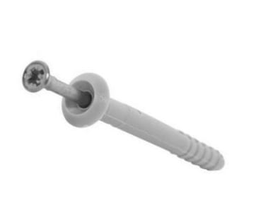 Дюбель-гвоздь гриб. D6*60 (100 шт.), ГОСКРЕП-б.пл.конт 1000 мл.