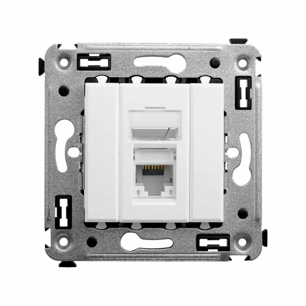 DKC  Avanti С/У Белый Облако  Розетка RJ-45 , 5e 1-местная 4400463