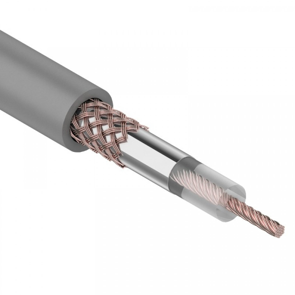 Кабель RG-58 A/U, (64%), 50 Ом, 100м., серый   (01-2002) 01-2002 REXANT