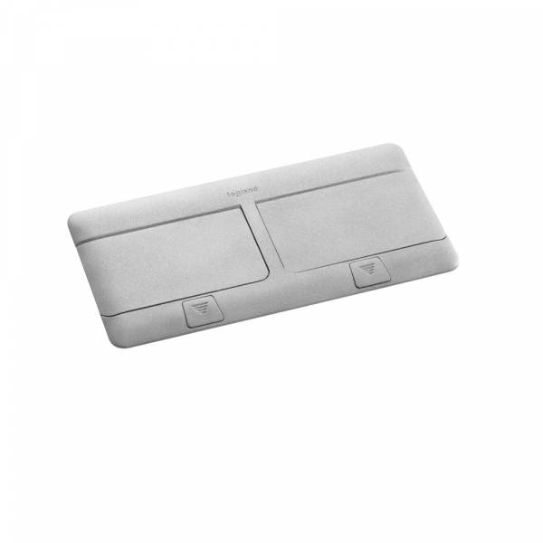 Блок выдвижной  8(2х4) модуля алюминий Legrand  054013