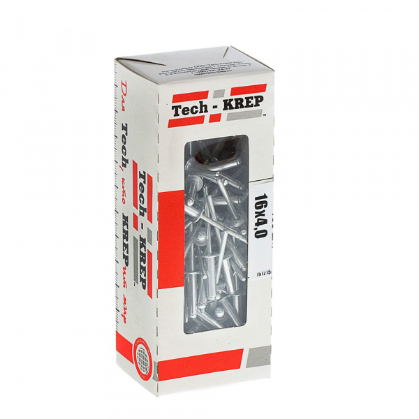 Заклепка 4,0х16 (100 шт) - коробка с ок. Tech-Krep